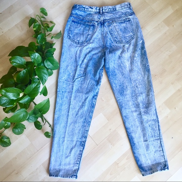 Vintage CALVIN KLEIN Acid Stone Wash Mom Jeans 8 - Picture 4 of 8